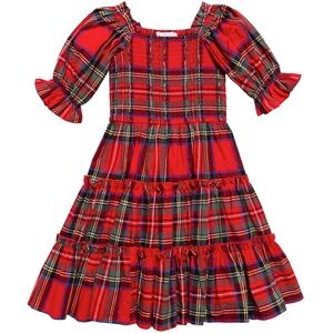 Ivy City Co dress size 9/10 MINI MADELINE DRESS IN HOLIDAY PLAID